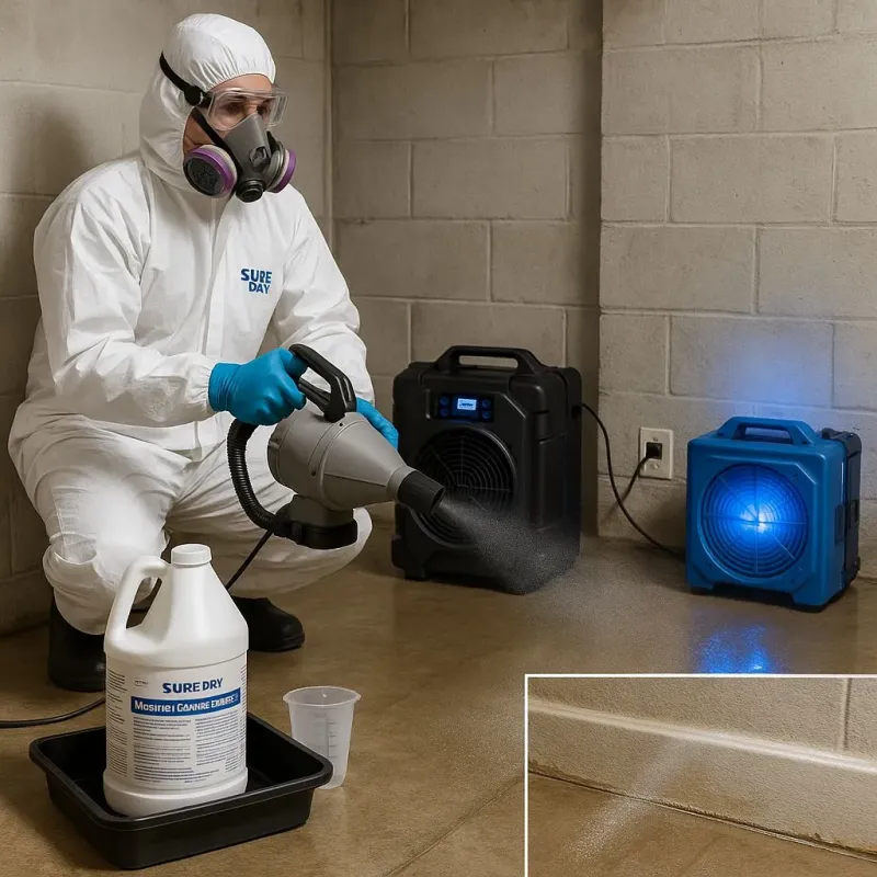 Sanitization and Odor Removal process in Clearwater, FL